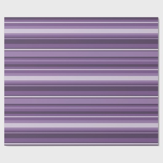 Lavenderstrepen Cadeaupapier (Vlak)