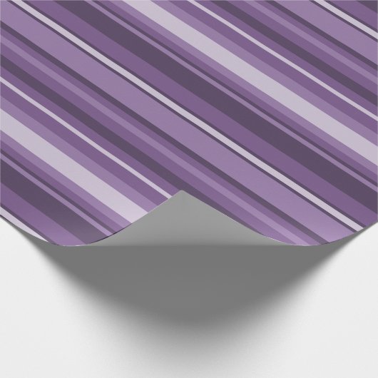 Lavenderstrepen Cadeaupapier (Hoek)