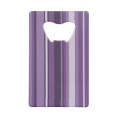 Lavenderstrepen Creditkaart Flessenopener (Voorkant)
