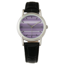 Lavenderstrepen Horloge