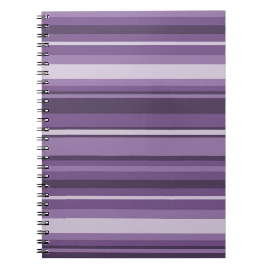 Lavenderstrepen Notitieboek (Voorkant)