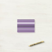 Lavenderstrepen Post-it® Notes (Op bureau)
