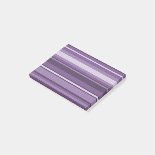 Lavenderstrepen Post-it® Notes (Schuin)
