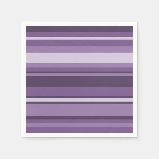 Lavenderstrepen Servet (Voorkant)