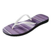 Lavenderstrepen Teenslippers (Schuin)