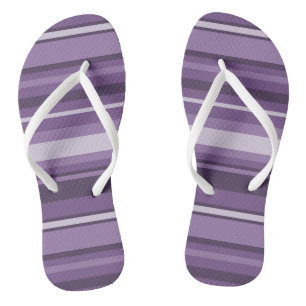Lavenderstrepen Teenslippers