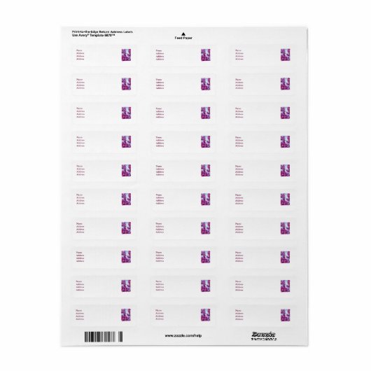 LAVENDERSTROMEN ETIKET (Full Sheet)