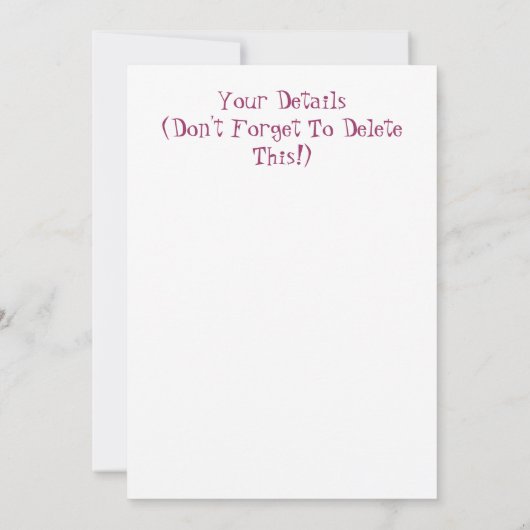 LAVENDERSTROMEN INVITATIE (Achterkant)