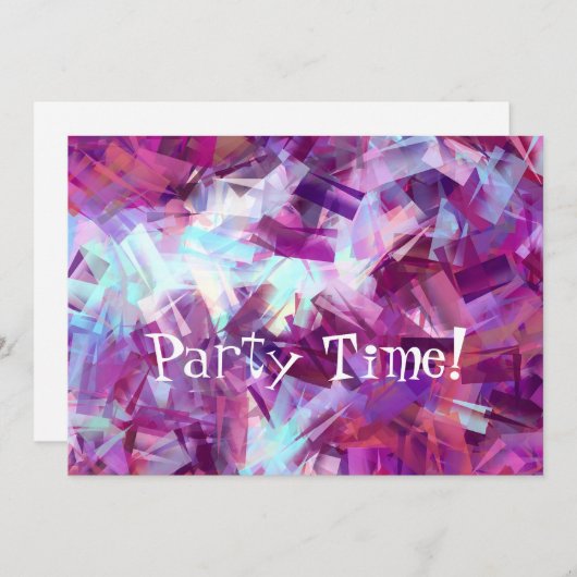 LAVENDERSTROMEN INVITATIE (Voorkant / Achterkant)