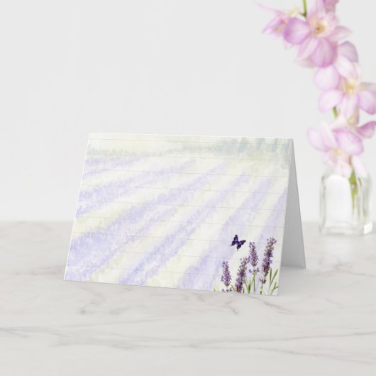 Lavenderveld Kaart (Orchidee)