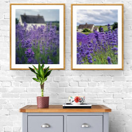 Lavenderveld Muurkunst Sets