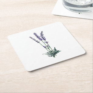 lavenderventiel kartonnen onderzetters