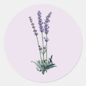  lavenderventiel ronde sticker (Voorkant)