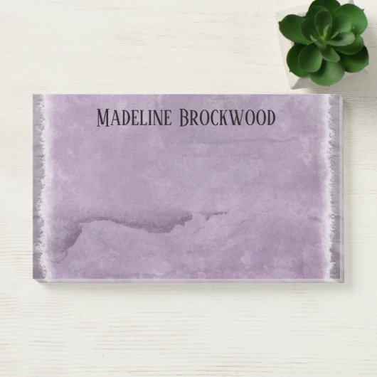 Lavendine Waterverf Beauful Monogram Post-it® Notes (Kantoor)