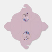 Lavendra Circle Wedding Bedankdoosjes (Uitgevouwen)