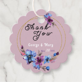 Lavendra Circle Wedding Bedankjes Labels