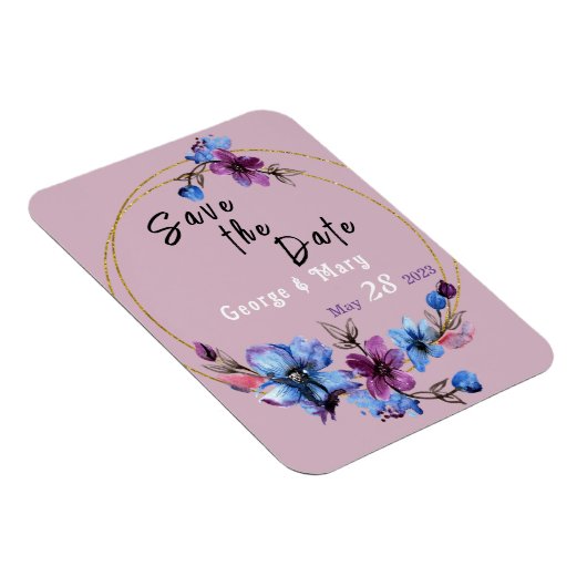 Lavendra Circle Wedding Magneet (Rechterzijde)