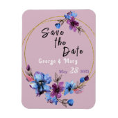 Lavendra Circle Wedding Magneet (Verticaal)