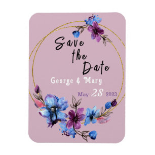 Lavendra Circle Wedding Magneet