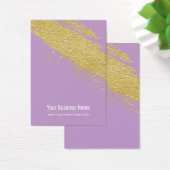 Lavenherten Gold Brush die DisplayCard verdiend Visitekaartje (Bureau)