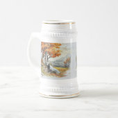 "Laverack" De Engelse Setter jacht Bierpul (Voorkant links)