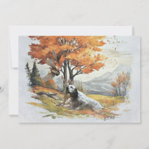 "Laverack" De Engelse Setter jacht Kaart