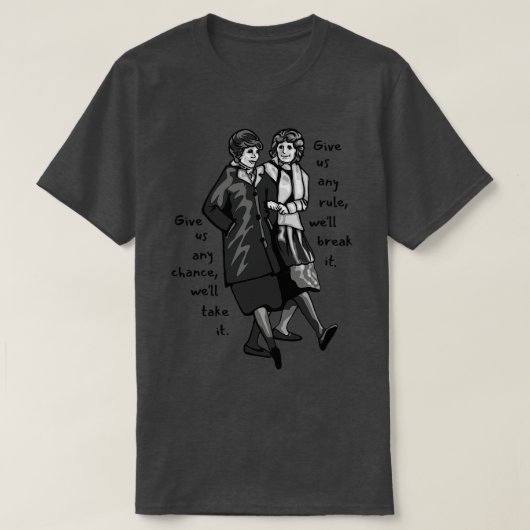 Laverne Shirley Tekening 1 T-shirt (Design voorkant)