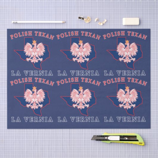 LaVernia Poland Texan Tissuepapier (Craft)