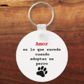 Lavero adoptar un perro sleutelhanger (Voorkant)