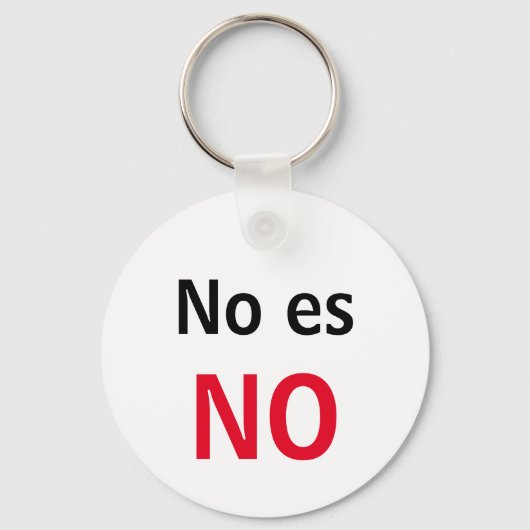 Lavero No es NO Sleutelhanger (Voorkant)