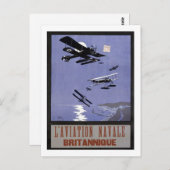 L'Aviation Navale Britannique Briefkaart (Voorkant / Achterkant)
