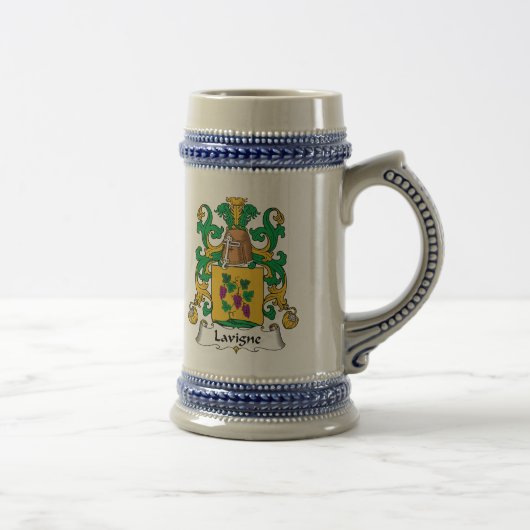 Lavigne Family Crest Bierpul (Rechts)