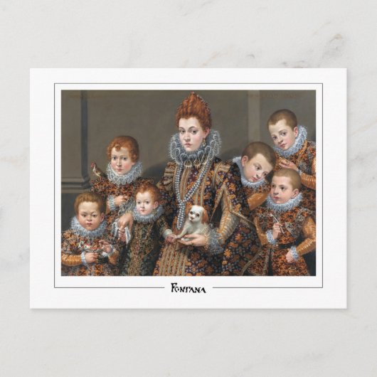 Lavinia Fontana #6 - Fine Art Briefkaart (Voorkant)