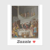 Lavinia Fontana - Het bruiloftsfeest in Kana Sticker (Vel)