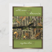 Lavish Camo Wedding Invitations Kaart (Voorkant)
