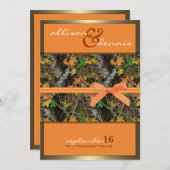 Lavish Camo Wedding Invitations Kaart (Voorkant / Achterkant)