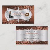 Lavish Caramel Sparking Cosmetoloog Visitekaartje (Voorkant / Achterkant)
