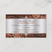 Lavish Caramel Sparking Cosmetoloog Visitekaartje (Achterkant)