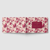 Lavish Crimson Blooms Wedding Gastenboek (Volledig)