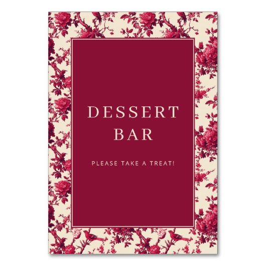 Lavish Crimson Blooms Wedding Kaart (Voorkant)