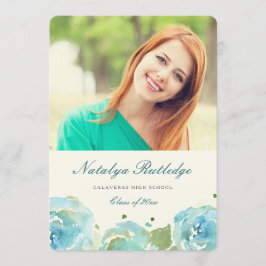 Lavish Florals Afstuderen Aankondiging