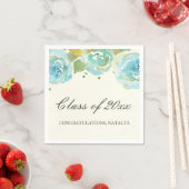 Lavish Florals Graduation Party Napkins Servetten (Insitu)