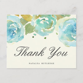 Lavish Florals Hartelijk dank voor uw platte kaart