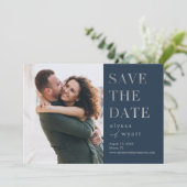 Lavish Glow Editable Color Save the Date Kaart (Staand voorkant)