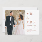 Lavish Glow Wedding Aankondiging Roos Gold (Voorkant)