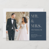 Lavish Glow Wedding aankondiging zilver (Voorkant)