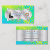Lavish Lemon Limoen mousserende cosmetoloog Visitekaartje (Voorkant / Achterkant)