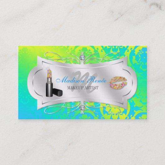 Lavish Lemon Limoen mousserende cosmetoloog Visitekaartje (Voorkant)