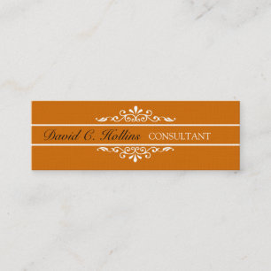 Lavish Luxe Elegant Flowery MOTIF Mini Visitekaartje