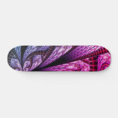 Lavish Paarse Fractal Design Digital Art Persoonlijk Skateboard (Horizontaal)